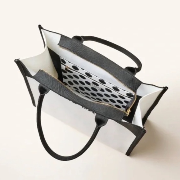 Kate Spade Black and White Tote Bag - Picture 5 of 5
